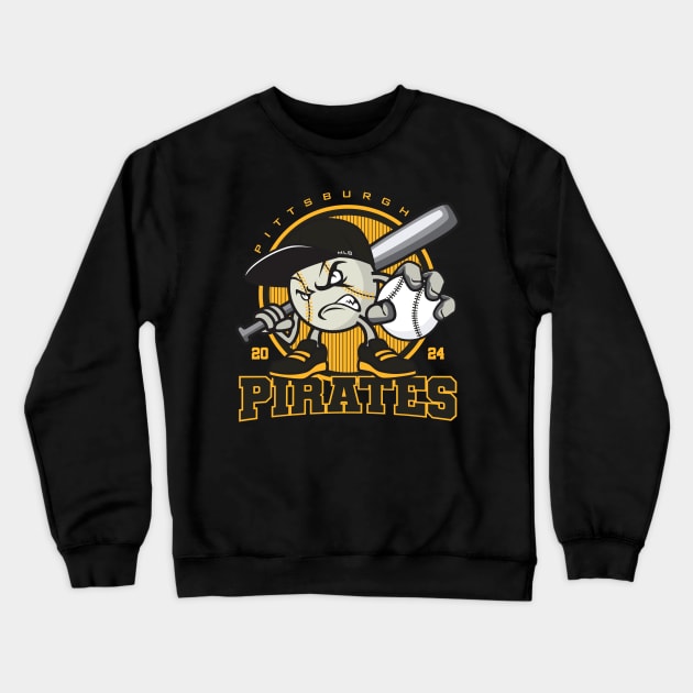 Pittsburgh Baseball - 2024 Season Crewneck Sweatshirt by Nagorniak